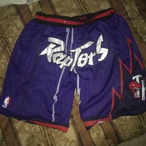 Just Don Authentic Raptors Shorts